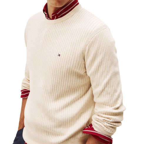 Tommy Hilfiger Pullover Tommy Hilfiger - Pullover in maglia a coste con cashmere S A25-TOMMY HILFIGERMW40449-HGF-S - Francavilla Moda